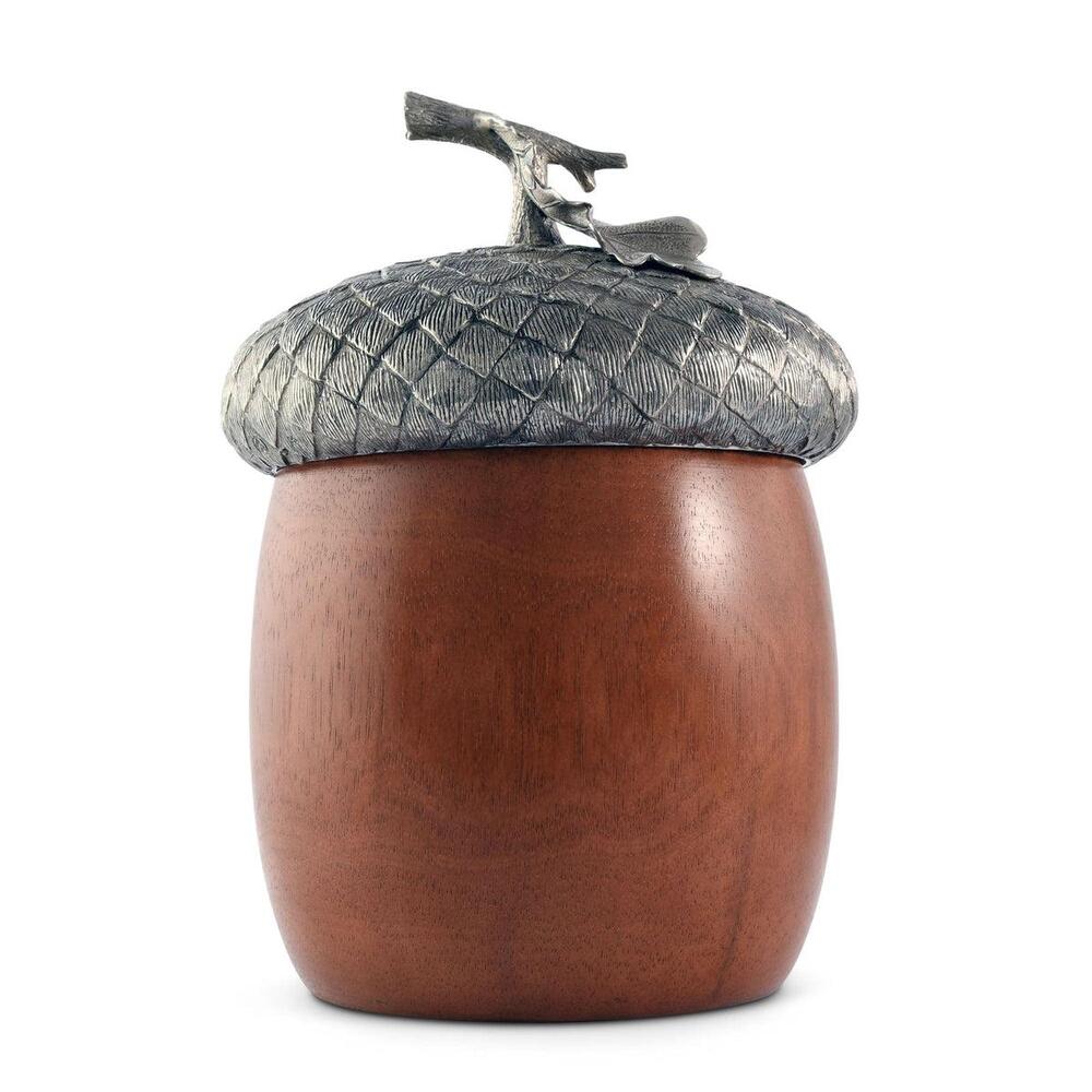 Wood Acorn Ice Bucket by Vagabond House