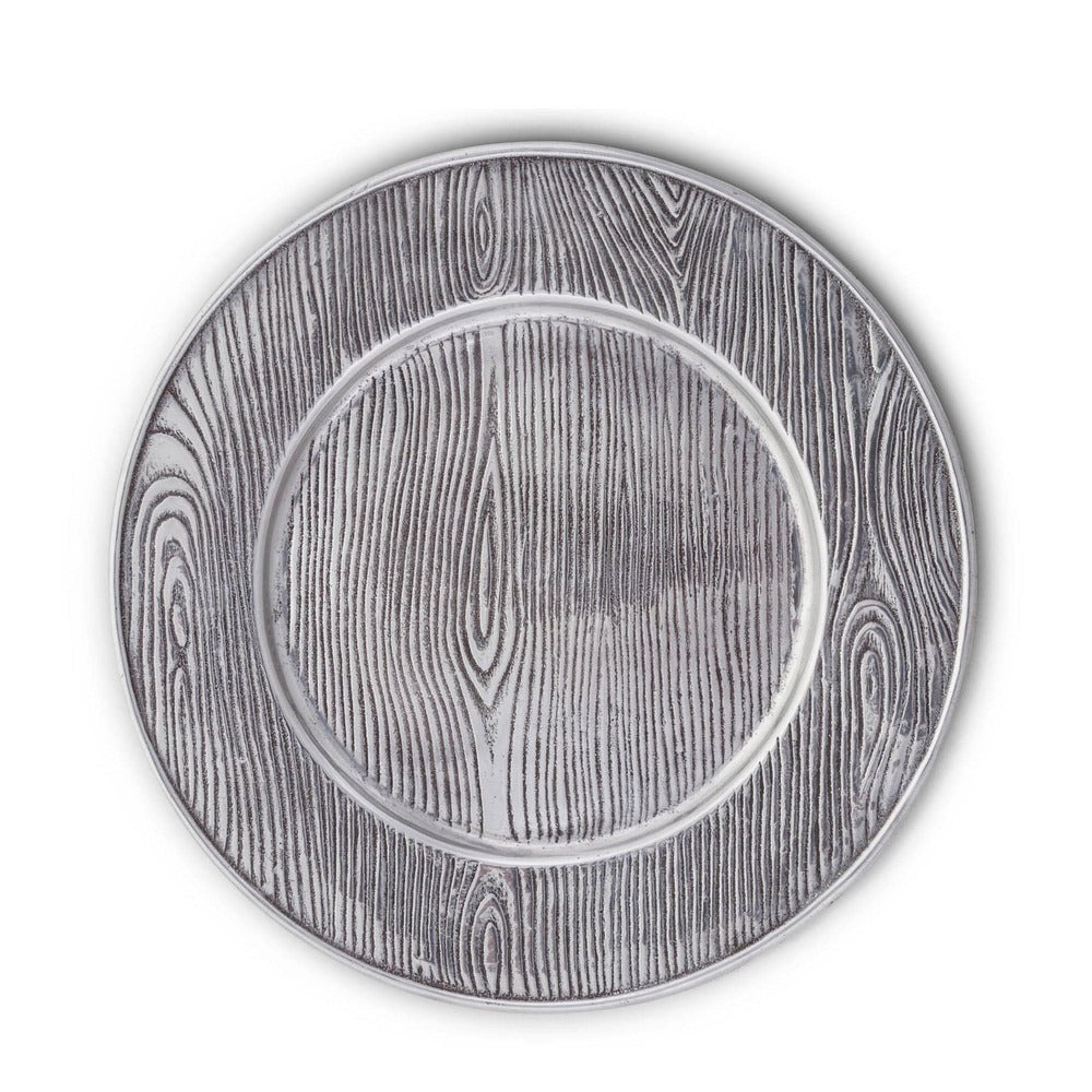 Wood Grain Charger by Arthur Court Designs