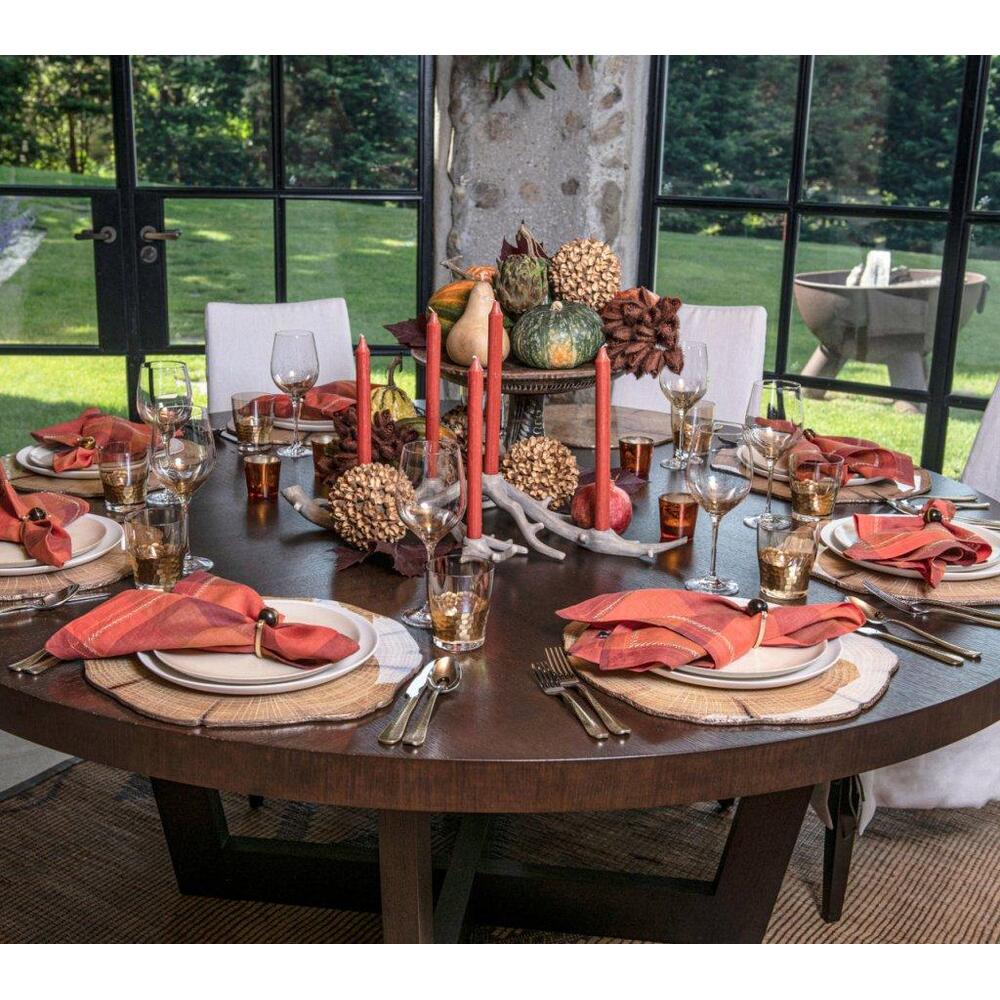 Woodland Placemat in Natural & Brown - Set of 4 by Kim Seybert 4