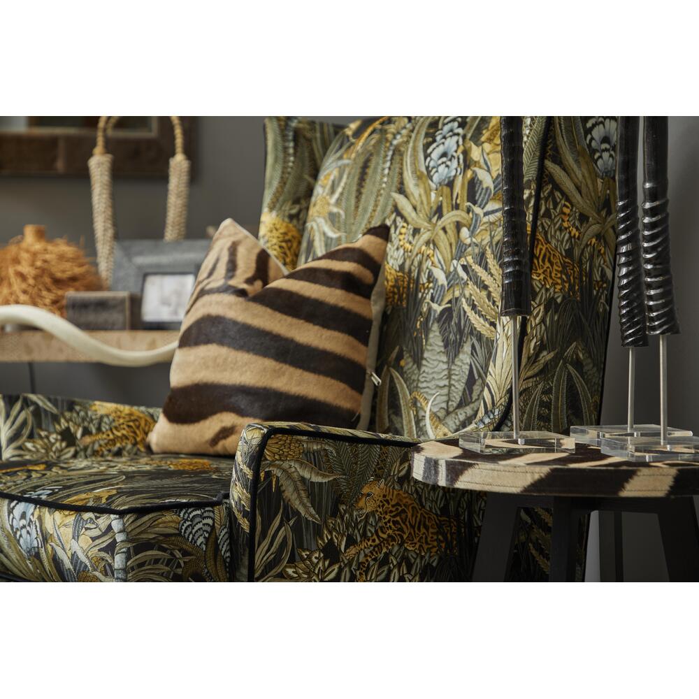 Zebra Hide Pillow Square by Ngala Trading Company Additional Image - 6