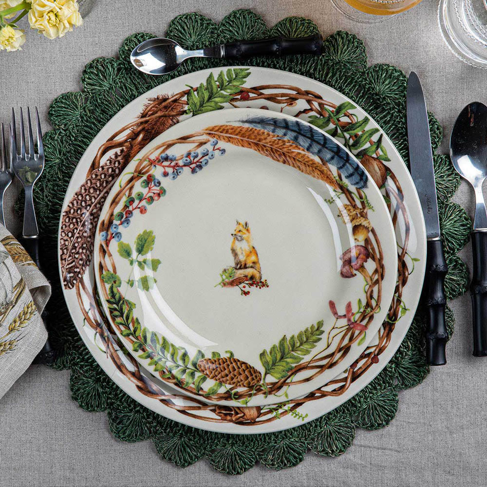 Forest Walk Dessert/Salad Plate Assorted Set of 4 by Juliska Additional Image-1