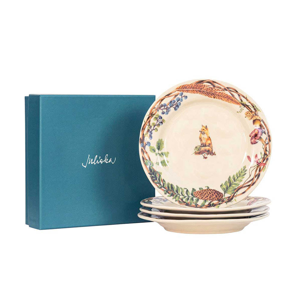 Forest Walk Dessert/Salad Plate Assorted Set of 4 by Juliska Additional Image-7
