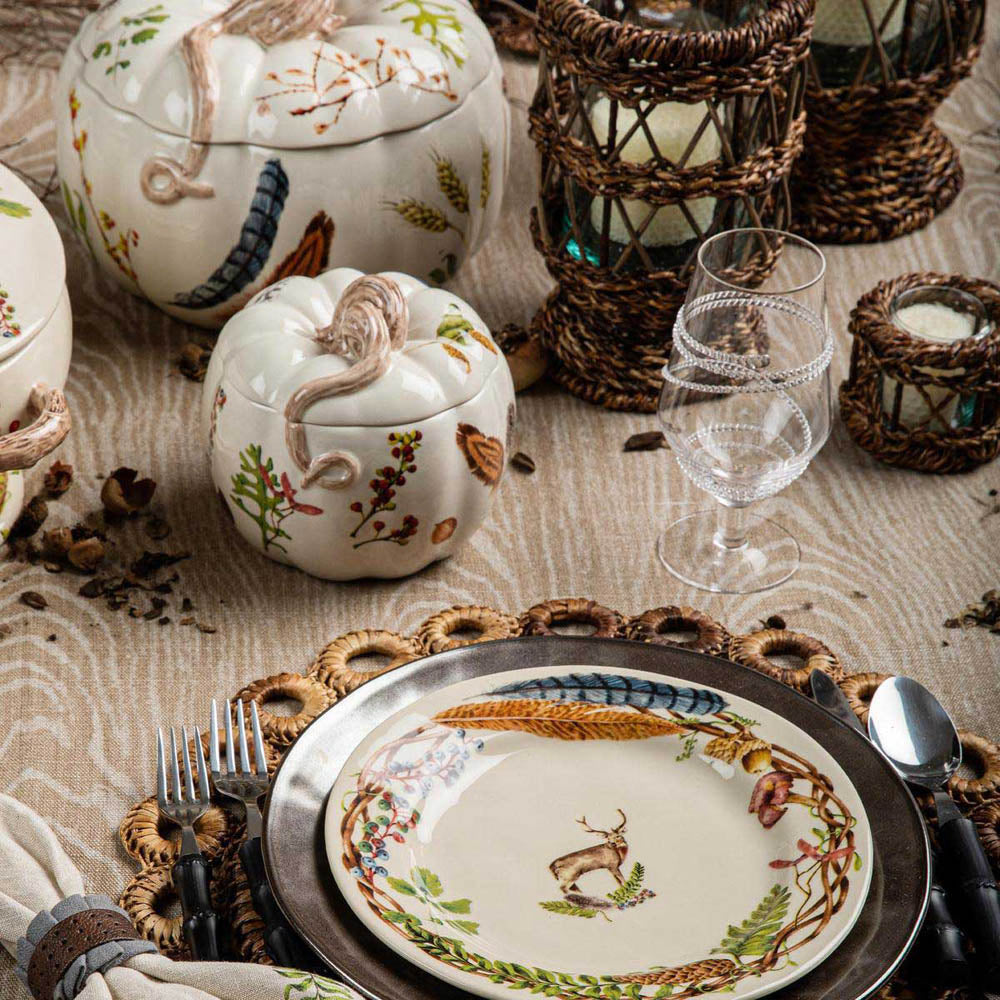 Forest Walk Dessert/Salad Plate Assorted Set of 4 by Juliska Additional Image-8