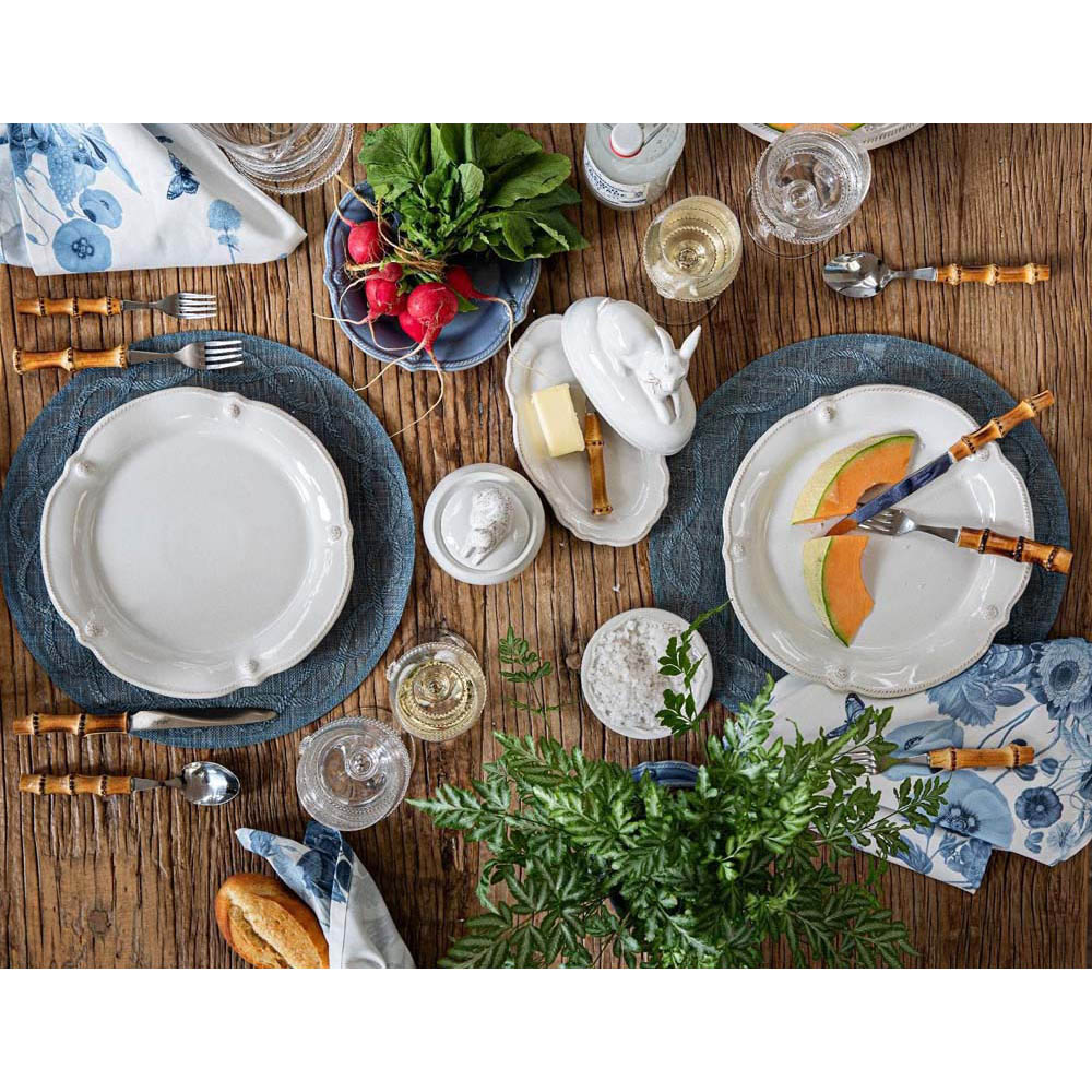 Berry & Thread Whitewash Flared Dinner Plate by Juliska Additional Image-3