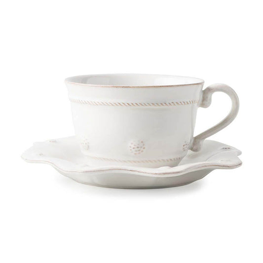 Berry & Thread Whitewash Tea Cup by Juliska Additional Image-1