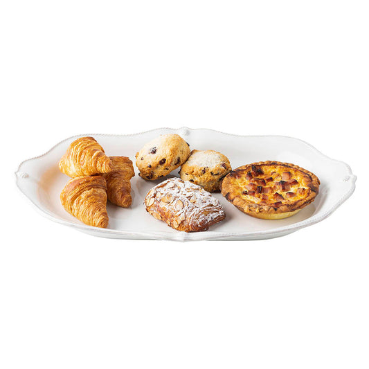 Berry & Thread 19" Whitewash Platter by Juliska