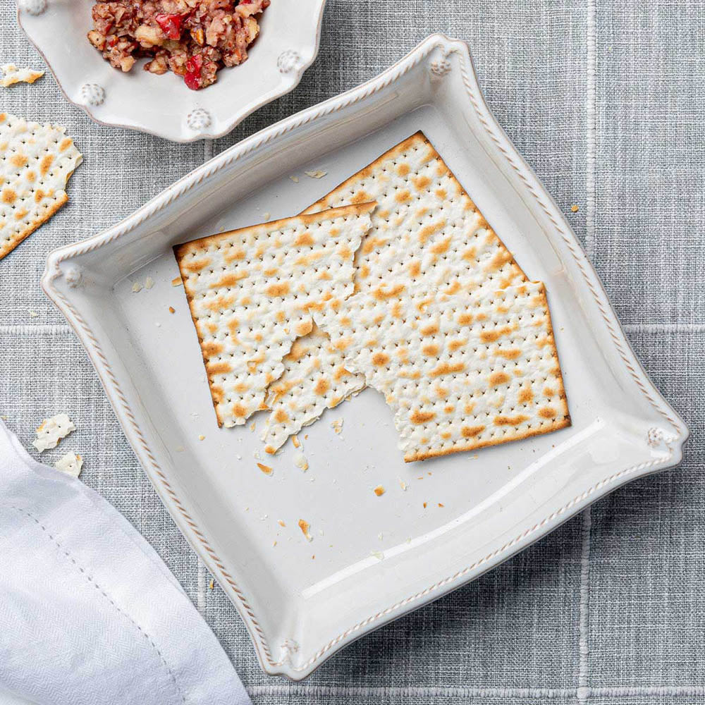 Berry & Thread Matzoh Plate - Whitewash by Juliska Additional Image-2