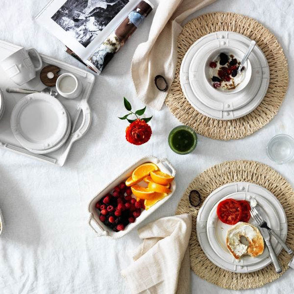 Berry & Thread French Panel White Cereal Bowl by Juliska Additional Image-1