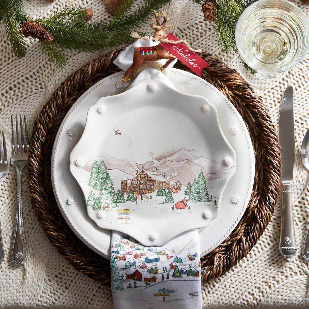 Berry & Thread Dessert/Salad Plate - North Pole by Juliska Additional Image-3