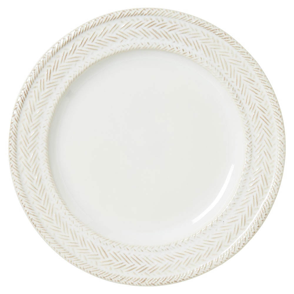 Le Panier Whitewash Dessert/Salad Plate by Juliska
