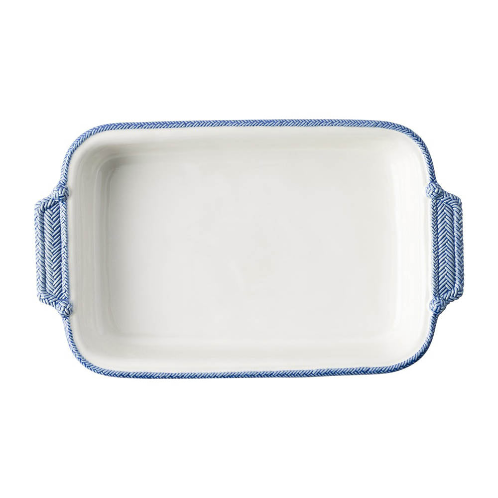 Le Panier White/Blue Rectangular Baker by Juliska Additional Image-1