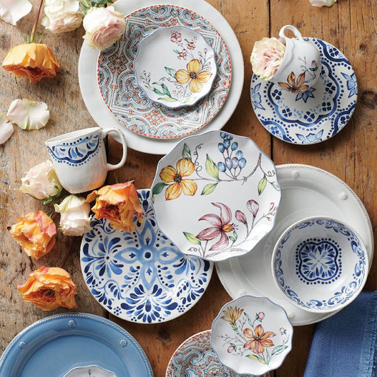 Wanderlust Iberian Journey Indigo Salad Plate by Juliska Additional Image-1