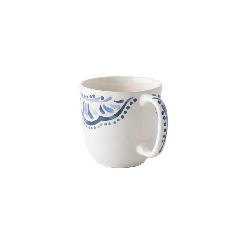 Wanderlust Iberian Journey Indigo coffee tea Cup (14 oz) by Juliska