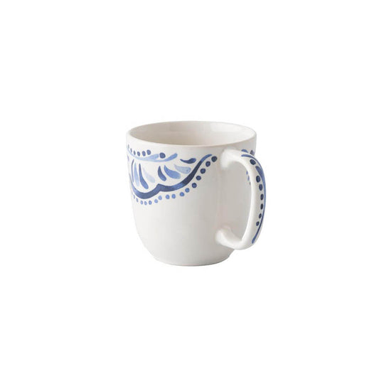 Wanderlust Iberian Journey Indigo coffee tea Cup (14 oz) by Juliska