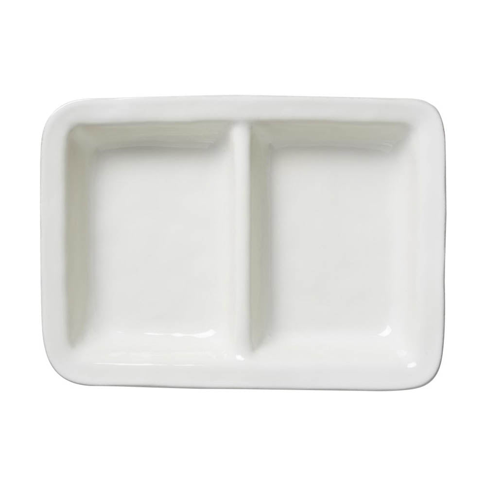 Puro Whitewash Divided Serving Dish by Juliska