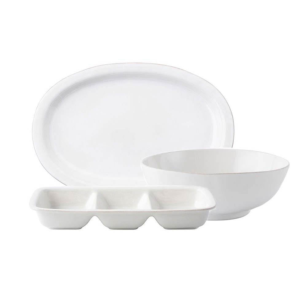 Puro Whitewash 3pc Essential Serving Set by Juliska