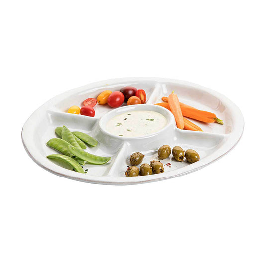 Puro Crudite Platter - Whitewash by Juliska Additional Image-1