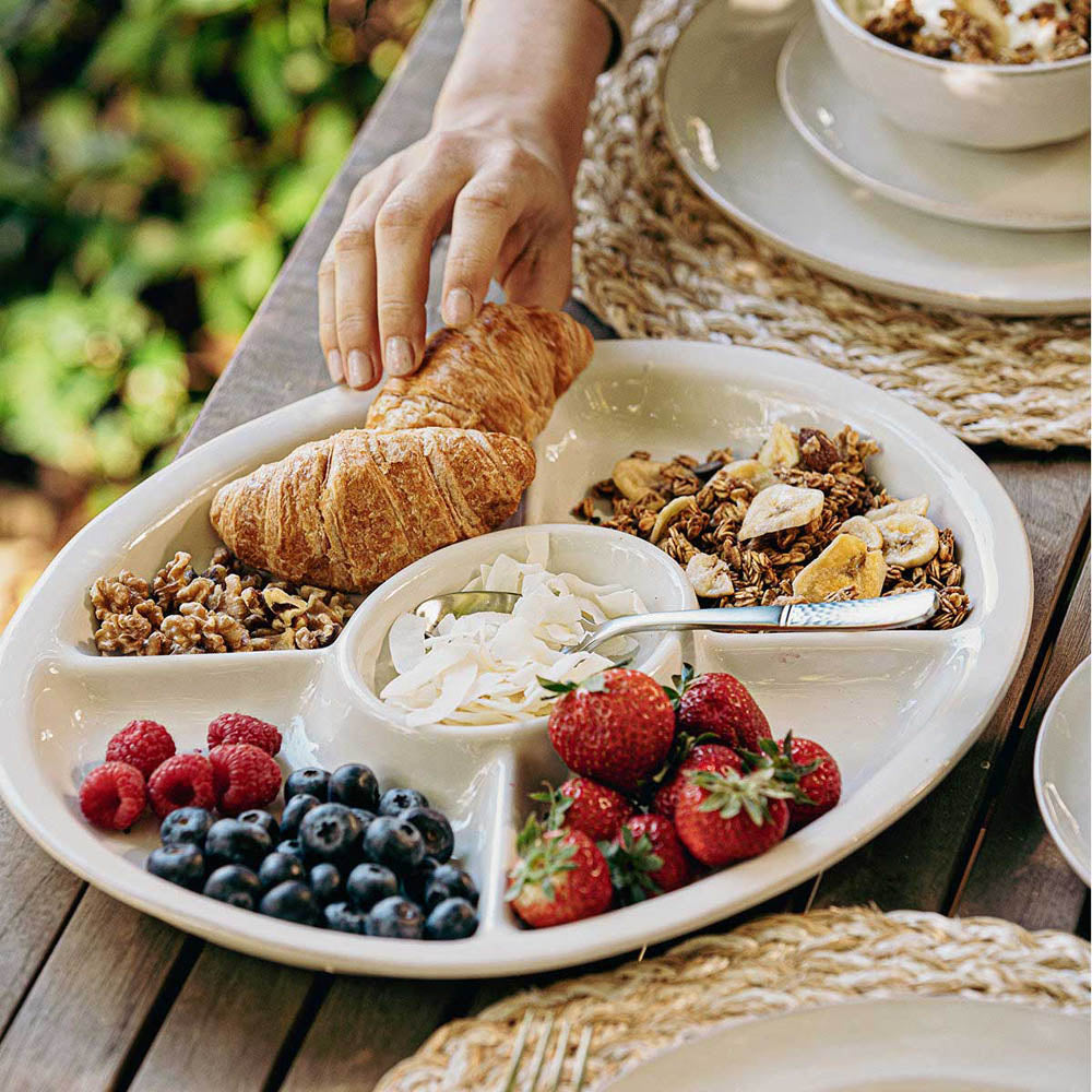 Puro Crudite Platter - Whitewash by Juliska Additional Image-2