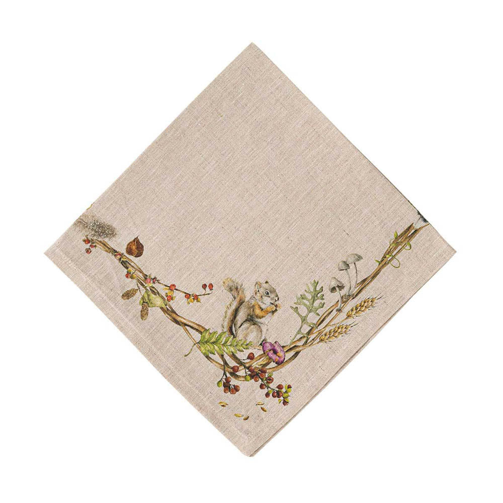 Forest Walk Napkin - Animals by Juliska Additional Image-2