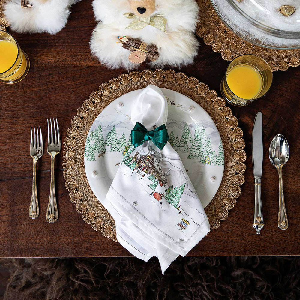 Tuxedo Napkin Ring - Green by Juliska Additional Image-4