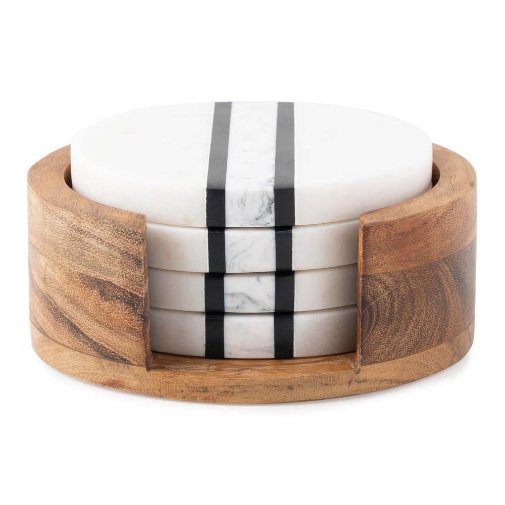 Stonewood Stripe Coaster Set by Juliska