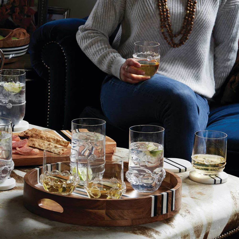 Stonewood Stripe Coaster Set by Juliska Additional Image-2