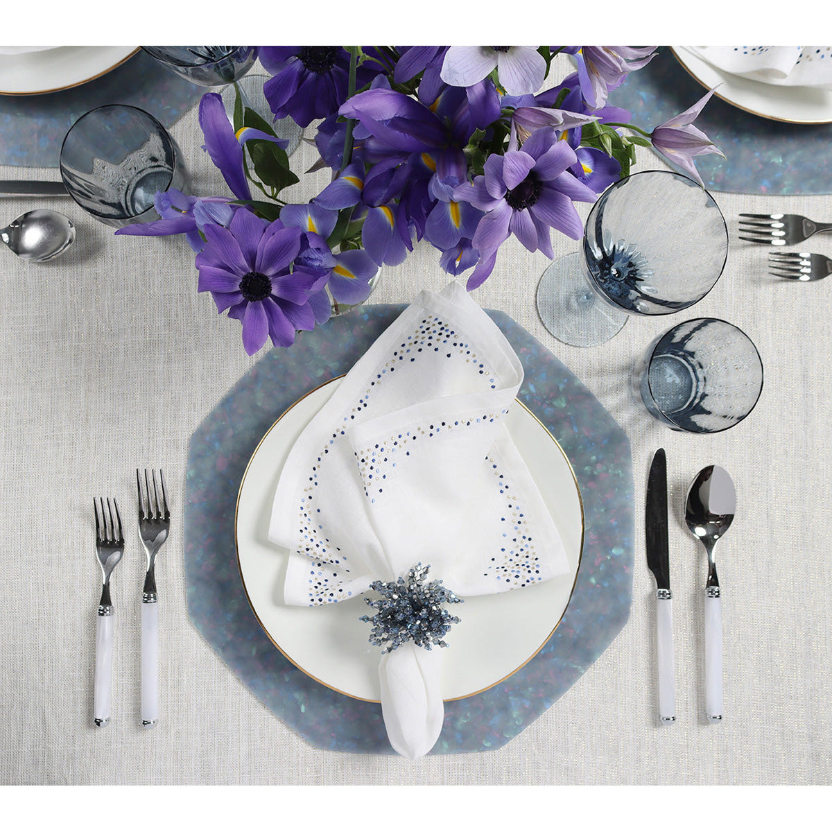 Pin Dot Napkin - Set of 4 by Kim Seybert Additional Image-9