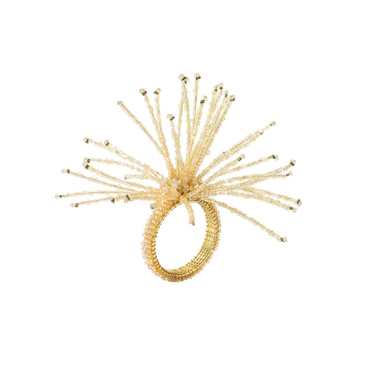 Spider Bead Burst Napkin Ring - Set of 4 by Kim Seybert