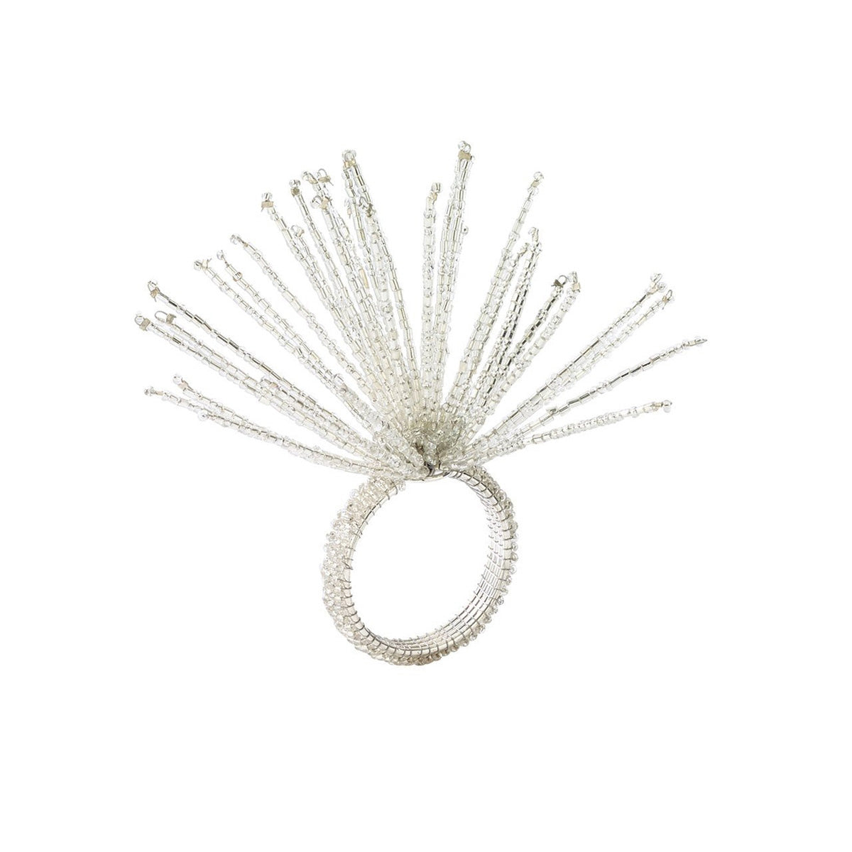Spider Bead Burst Napkin Ring - Set of 4 by Kim Seybert Additional Image-2