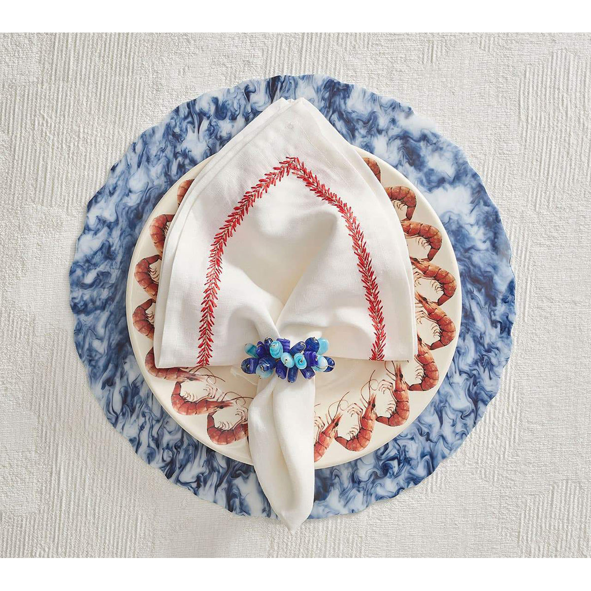Poppy Napkin Ring - Set of 4 by Kim Seybert Additional Image-3