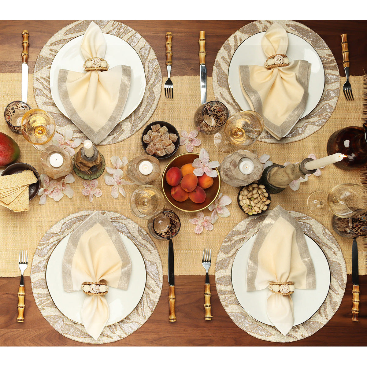 Java Napkin Ring - Set of 4 by Kim Seybert Additional Image-10
