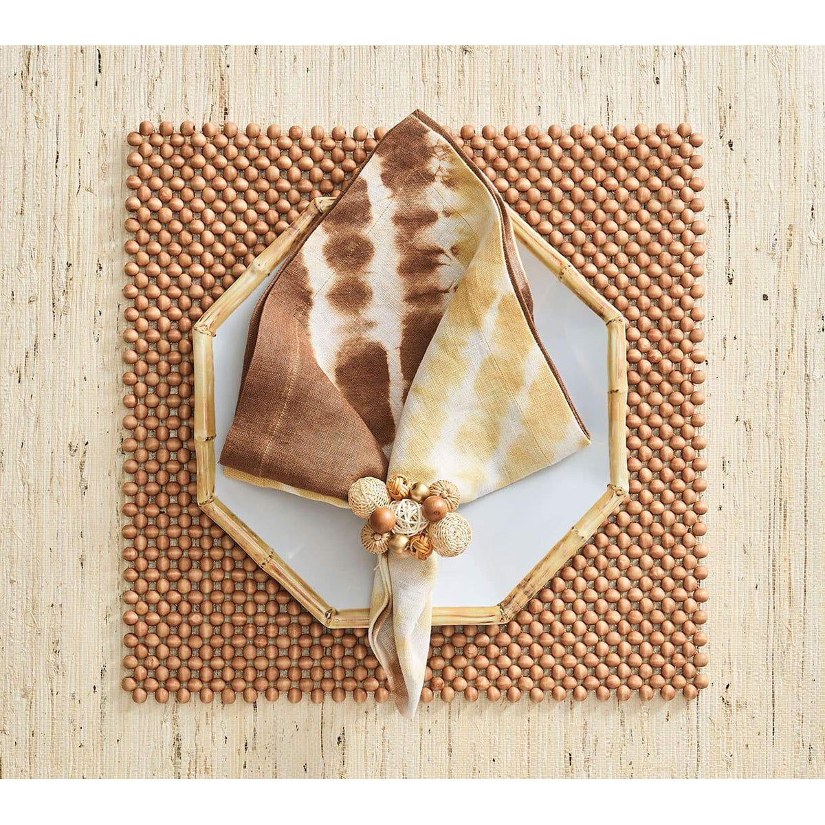 Java Napkin Ring - Set of 4 by Kim Seybert Additional Image-11