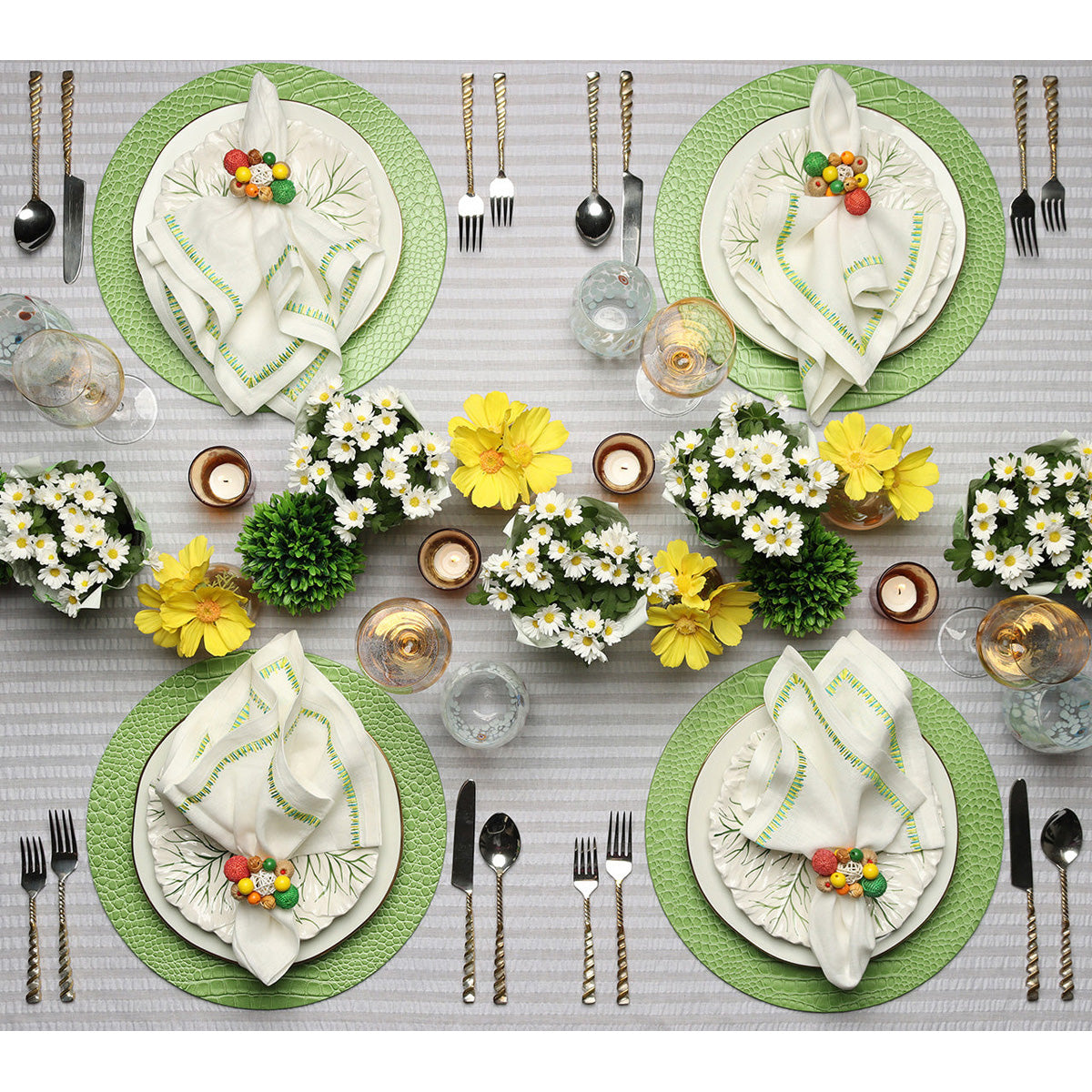 Java Napkin Ring - Set of 4 by Kim Seybert Additional Image-24