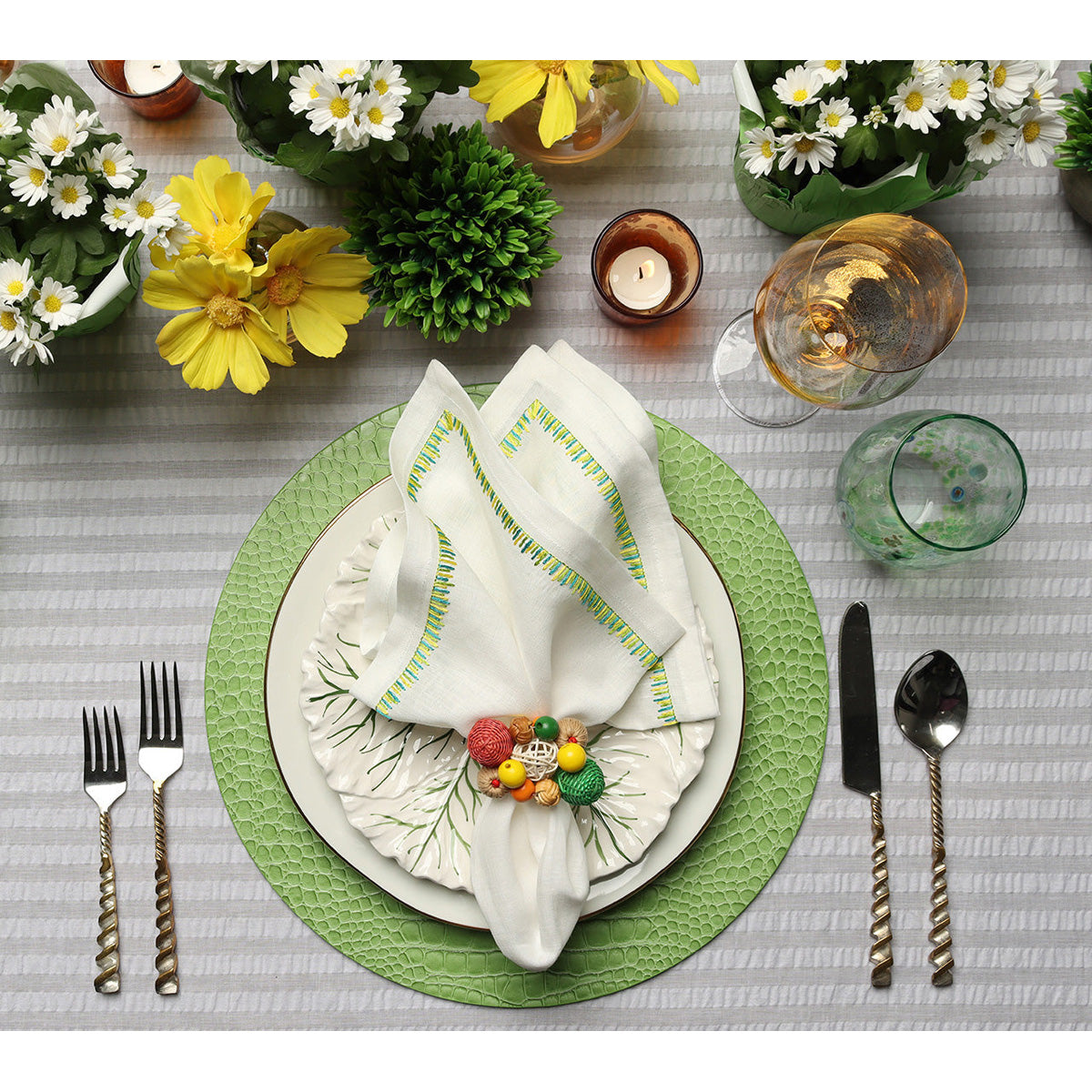 Java Napkin Ring - Set of 4 by Kim Seybert Additional Image-25