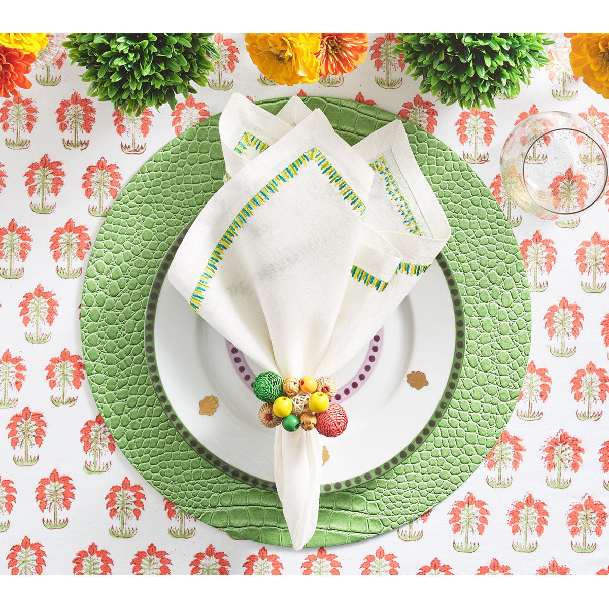 Java Napkin Ring - Set of 4 by Kim Seybert Additional Image-26