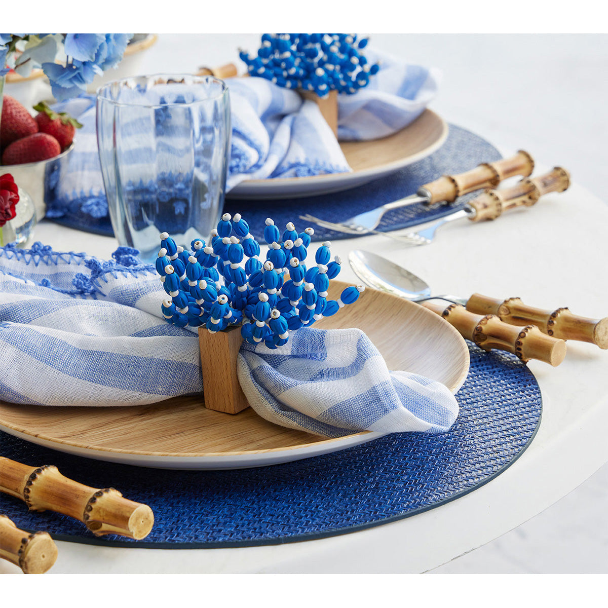 Reed Napkin Ring - Set of 4 by Kim Seybert Additional Image-2