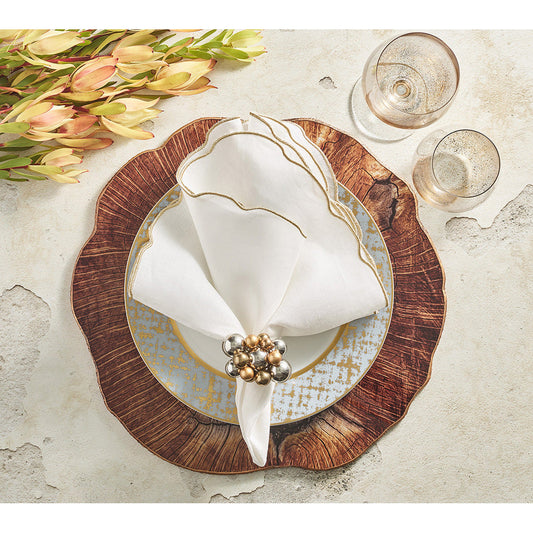 Bauble Napkin Ring - Set of 4 by Kim Seybert Additional Image-1