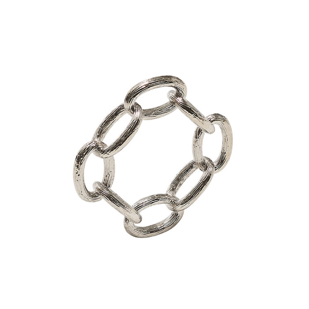 Chain Link Napkin Ring in Gold - Set of 4 by Kim Seybert