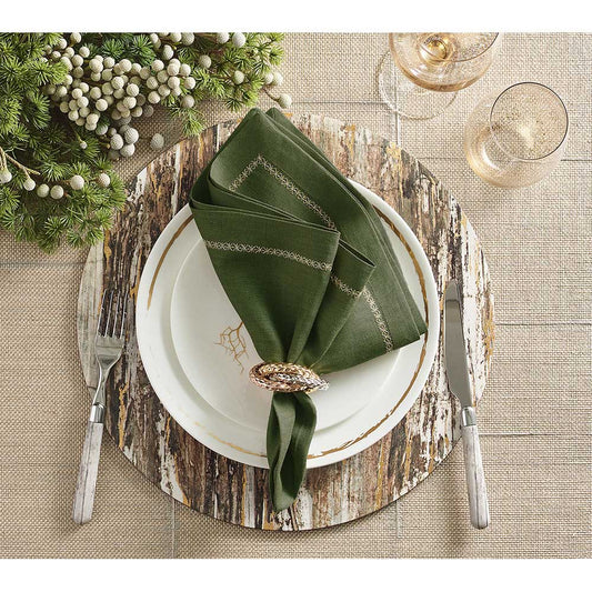 Trinity Napkin Ring in Multi, Set of 4 in a Gift Box by Kim Seybert Additional Image - 1