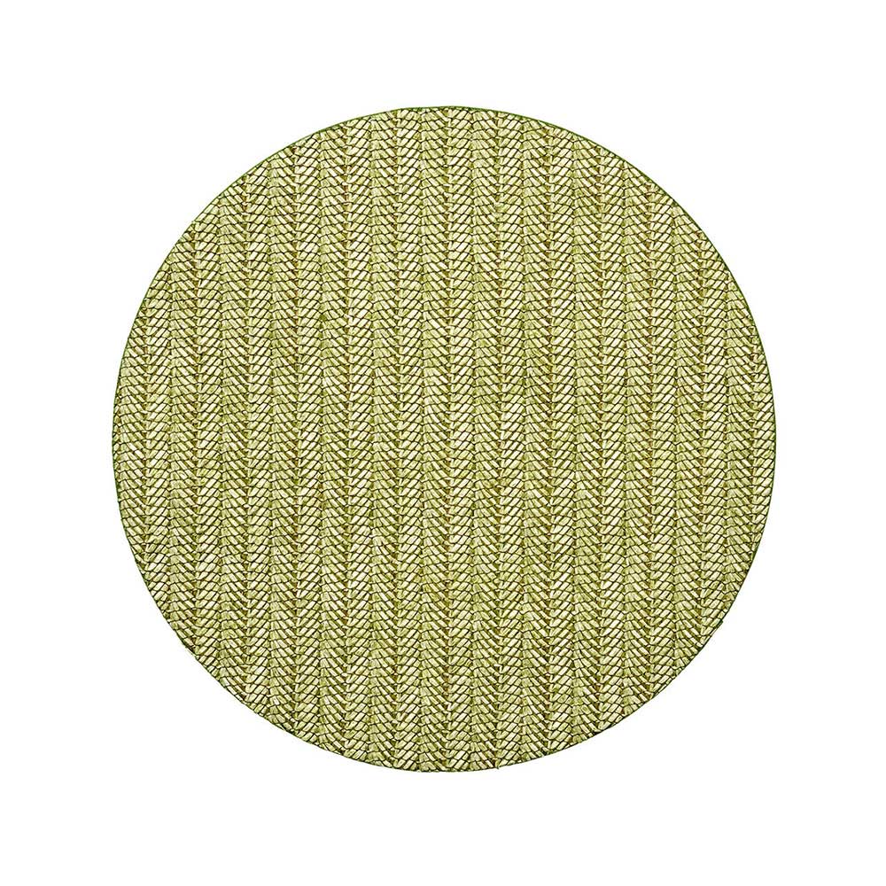 Chevron Placemat in Moss, Set of 4 by Kim Seybert