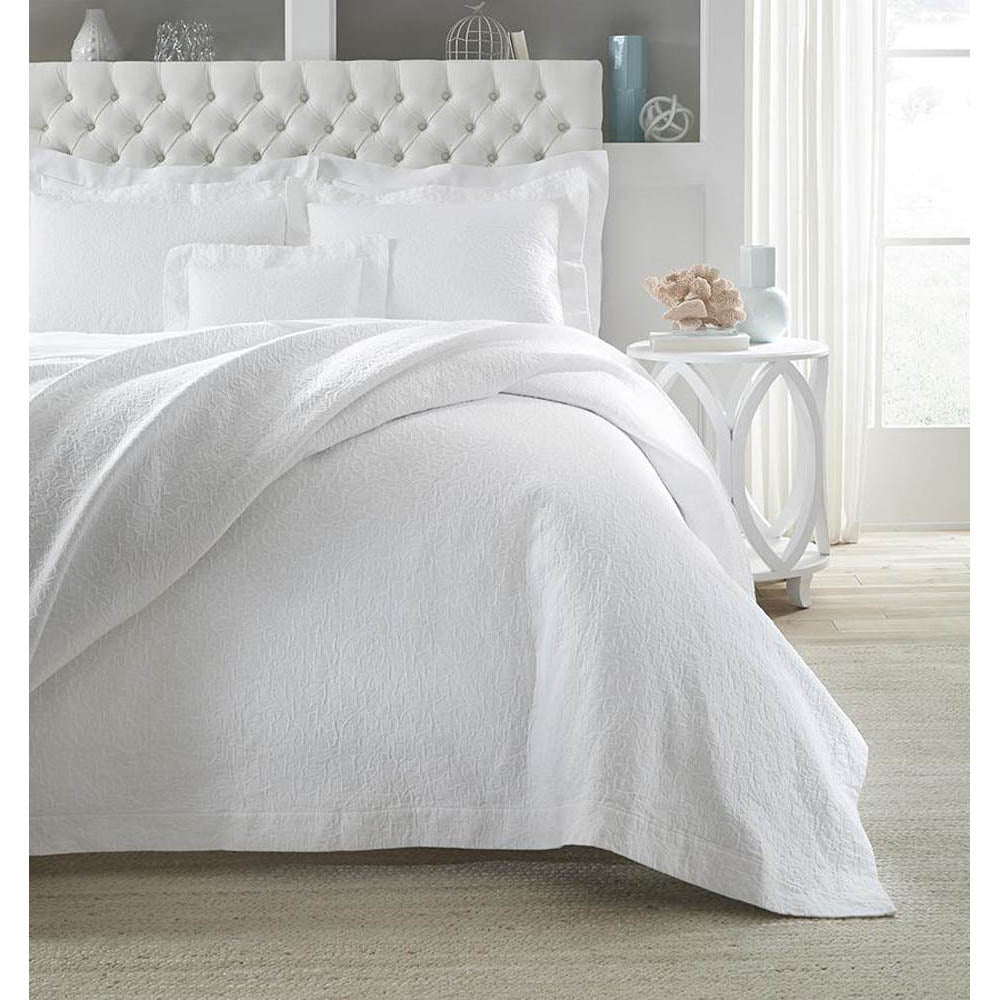 Adelli White 21" x 26" Standard Sham by SFERRA Additional Image - 2