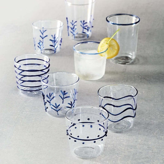 Applique Suite Of Double Old-Fashioned Glasses by Mariposa Additional Image-2