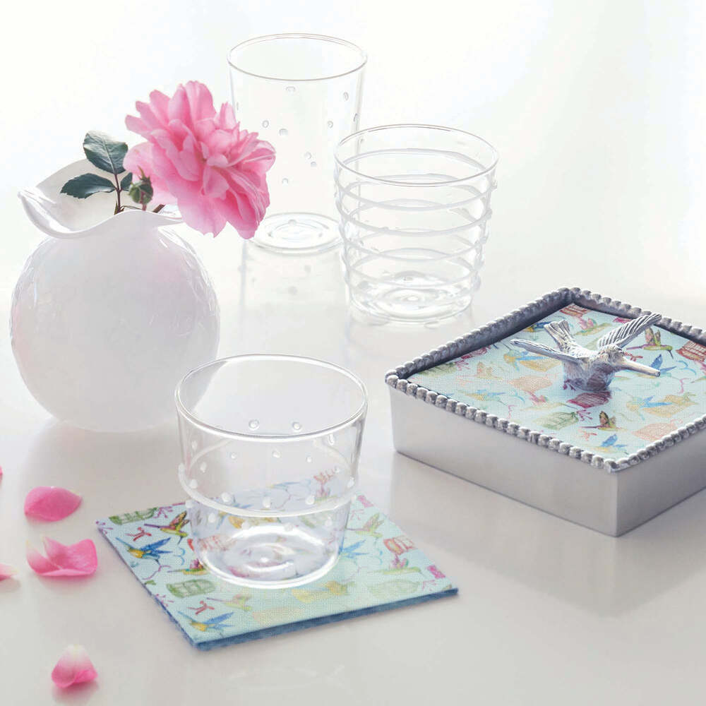 Applique Suite Of Double Old-Fashioned Glasses by Mariposa Additional Image-12