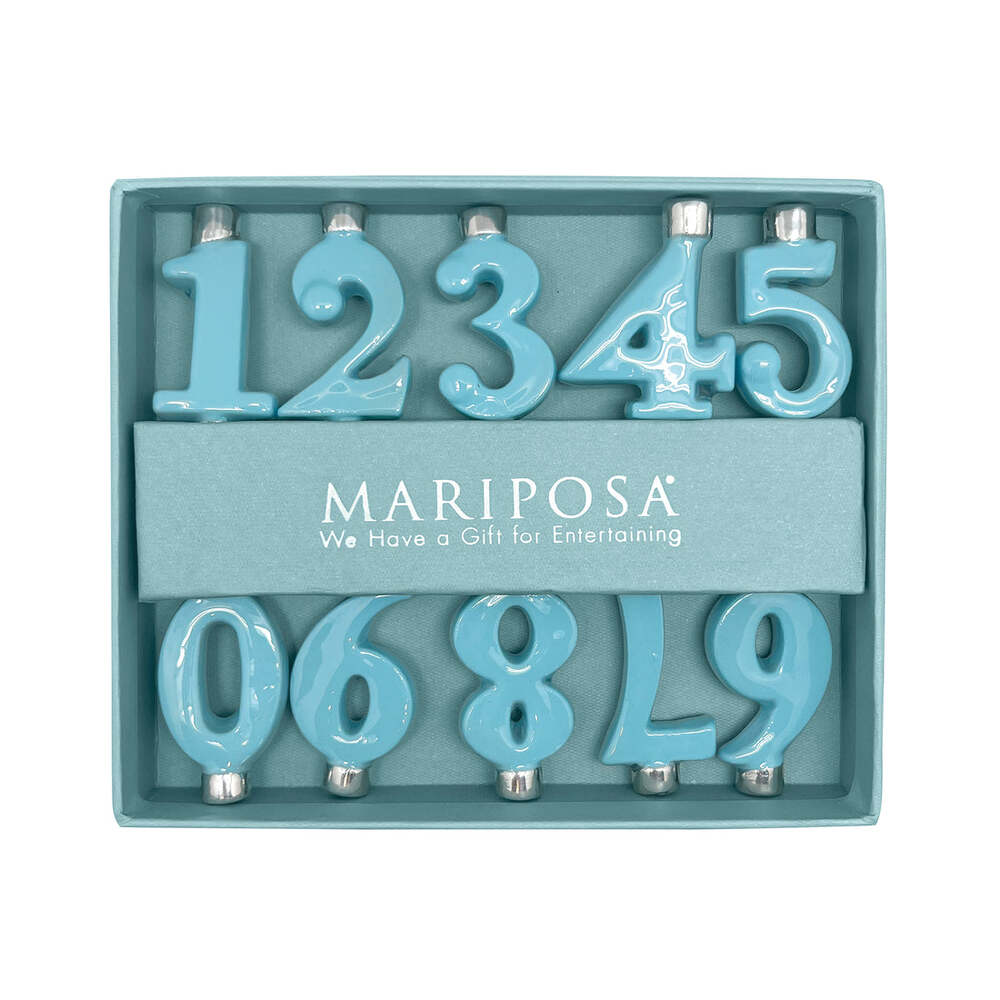 Number Candle Holder Set, 10 by Mariposa Additional Image-2