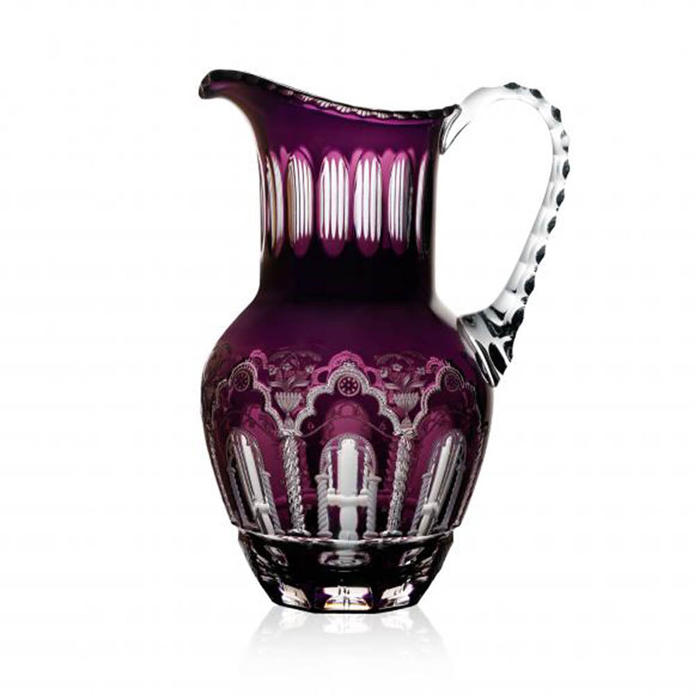 Athens Amethyst Water Pitcher - 1.0 Liter by Varga Crystal