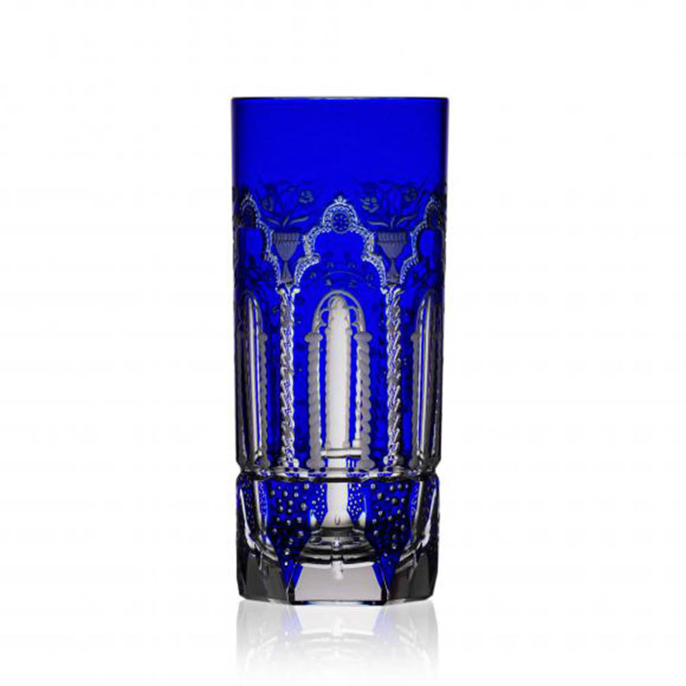 Athens Cobalt Highball by Varga Crystal