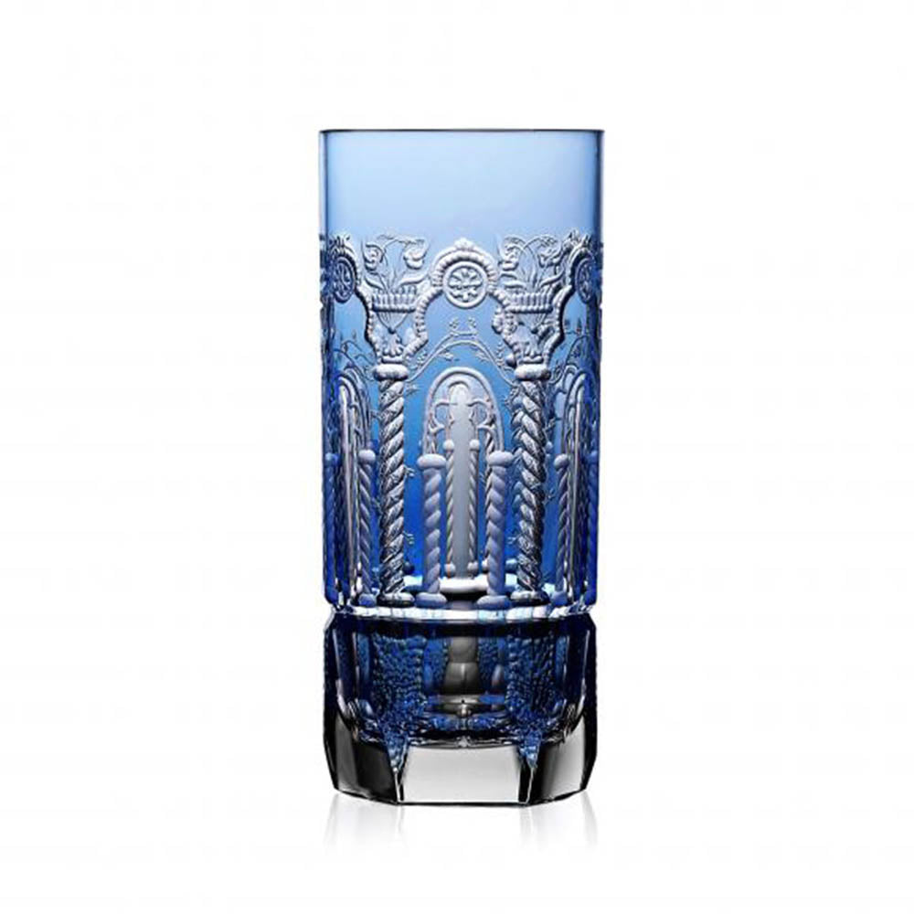 Athens Sky Blue Highball by Varga Crystal