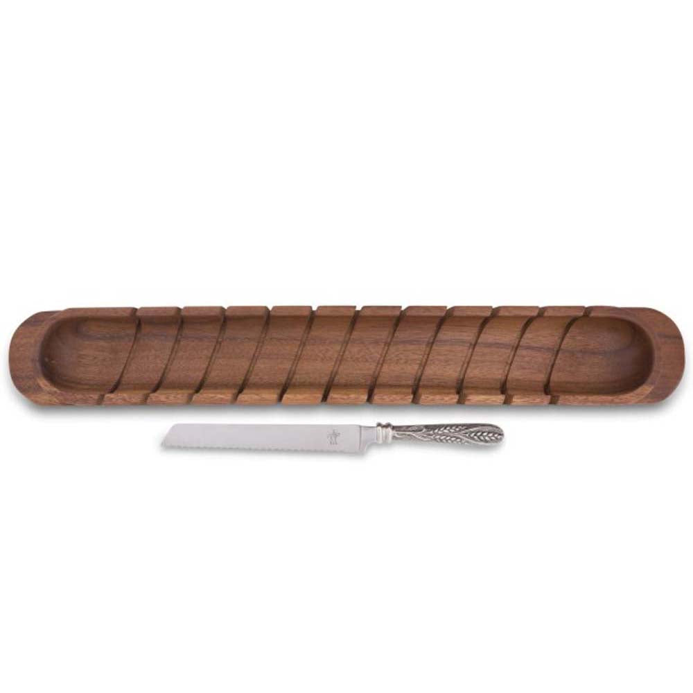 Baguette Board with Harvest Knife by Vagabond House