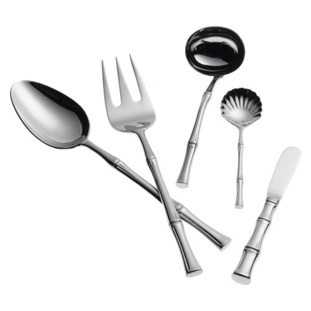 Bamboo Serving Spoon by Ricci Flatware Additional Image - 1