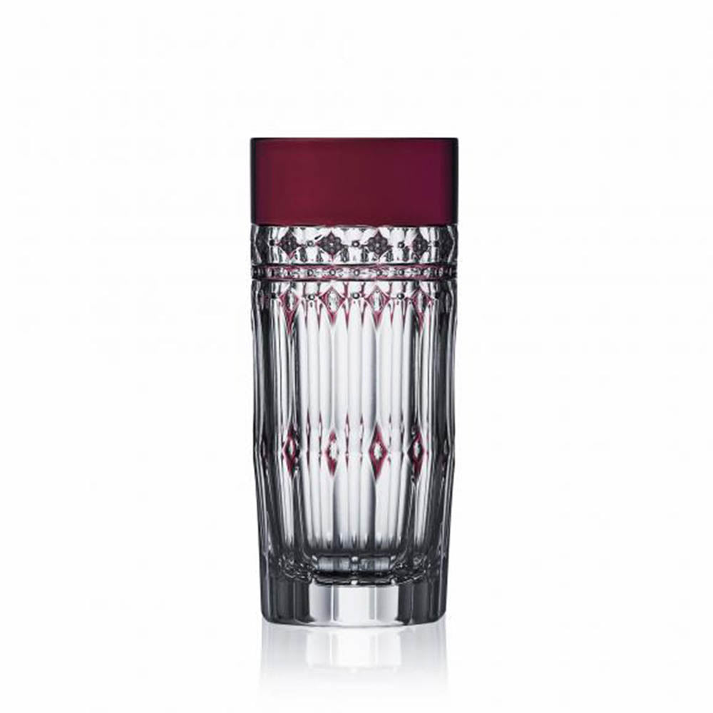 Barcelona Amethyst Highball by Varga Crystal
